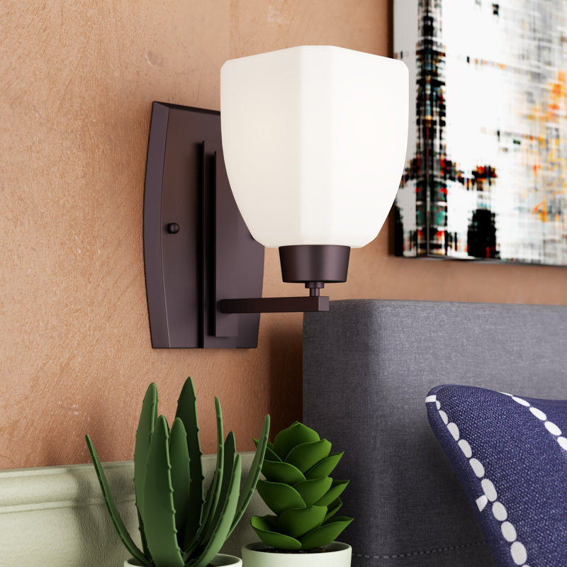 Ellenberger Armed Sconce, Oiled Bronze