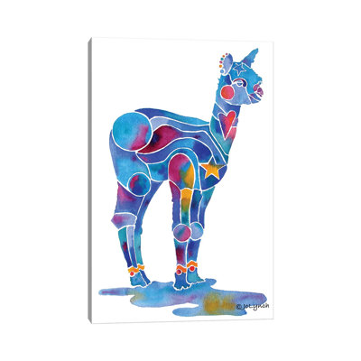 Alpaca Cria par Jo Lynch - impression d'art graphique