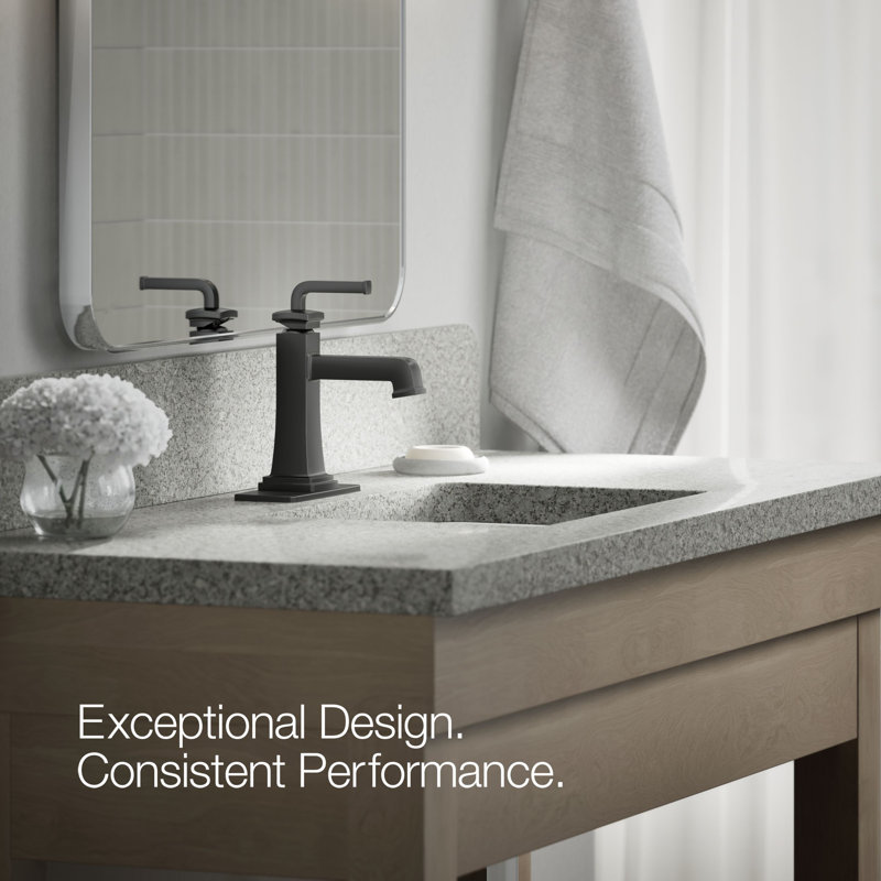 Riff Single-Handle Bathroom Sink Faucet, Matte Black