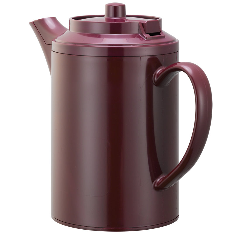 Plastic 16oz Teapot, Burgandy
