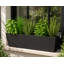 Isla Trough Planter Pot, Concrete Effect Pot, Indoor and Outdoor Large Plant Pot with Drainage Hole-957526905-957526882