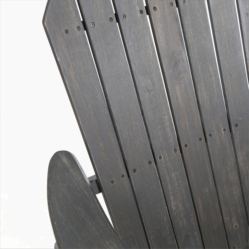 Malibu Adirondack Rocking Chair, Acacia Wood, Stable And Durable