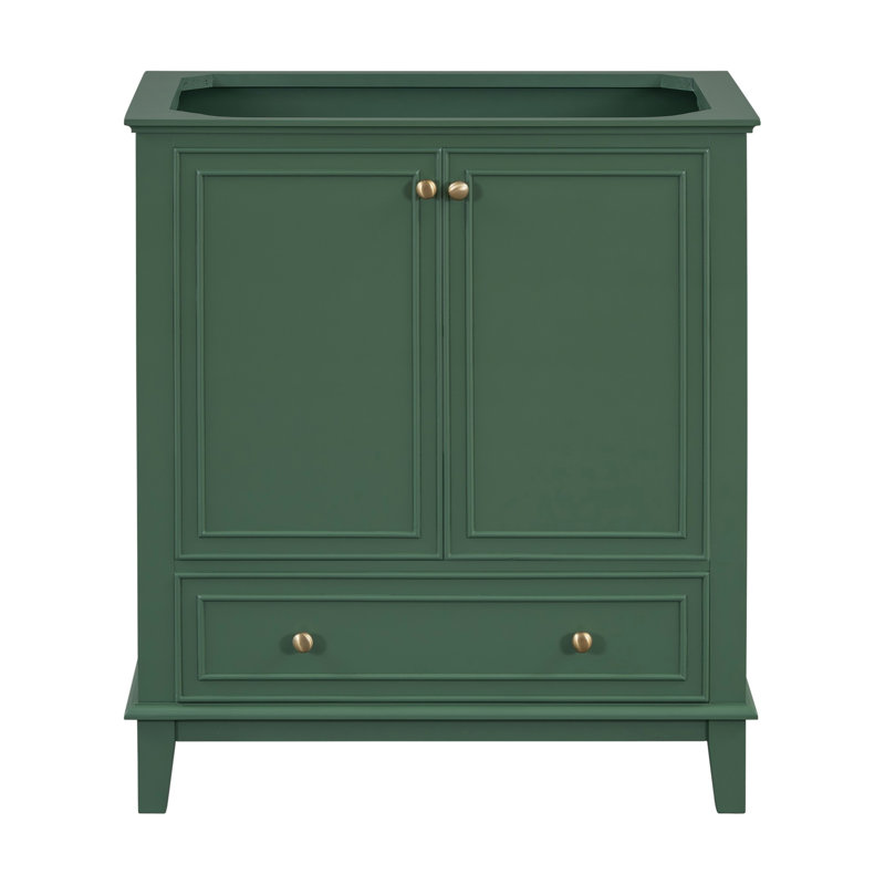 Armoire de salle de bain avec portes et tiroir