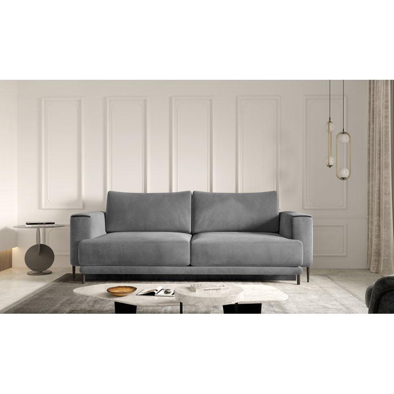 Akeriah 2 Seater Velvet Sofa Bed