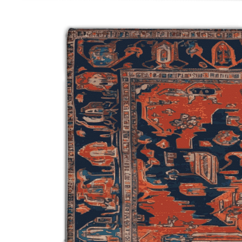 Tapis d'intérieur et d'extérieur Tabriz, Rectangulaire 8 pi x 10 pi