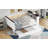 Twin Size Wooden Daybed With Storage Shelves, Upholstered Backrest, USB Charging, And Trundle In White-1322694302