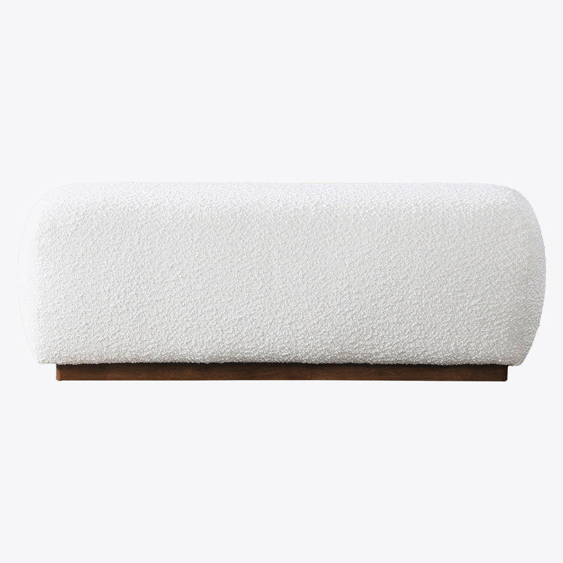 Mundubbera 47" Japandi Style Elegant Modern Boucle Bench