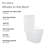 Lamarck Two-Piece Elongated Toilet Dual-Flush 1.1/1.6 Gpf