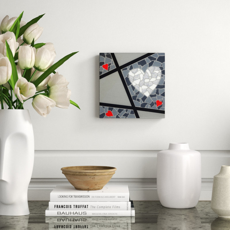 My Heart Shines For You - Red Hearts Painting by Eddie Bruckner