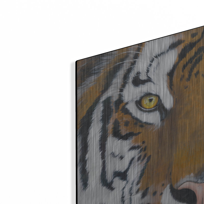 «Tiger Gaze» par Britt Hallowell, H 24 po x l 24 po