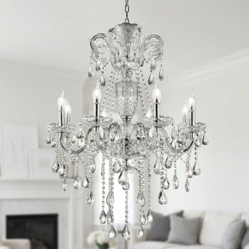 Lustre 37 lumières à DEL en cristal 37 po In Eilish