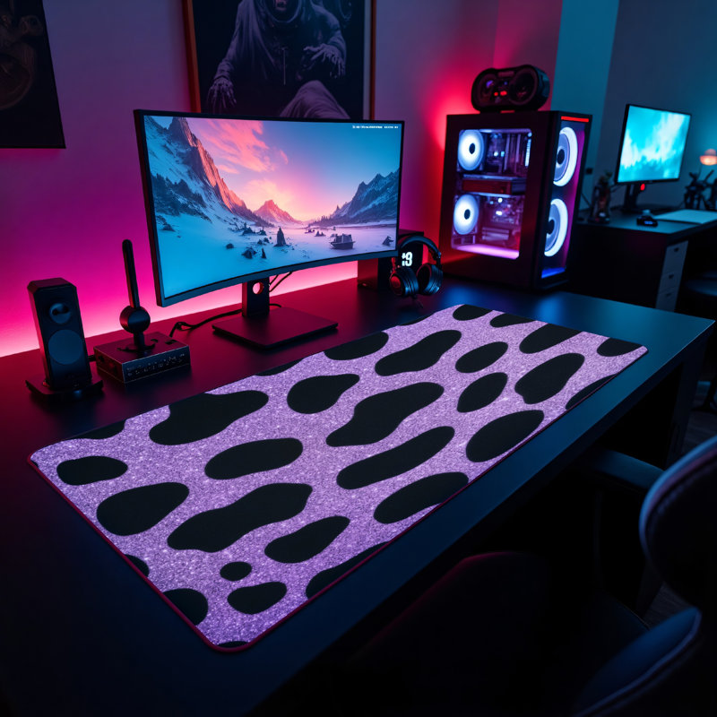 Polyester Desk Pad, 14.4x12.1