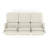 3-seater Chenille Fabric Sofa Equipped With 3 Lumbar Support Pillows And 3 Footrest-1265296099