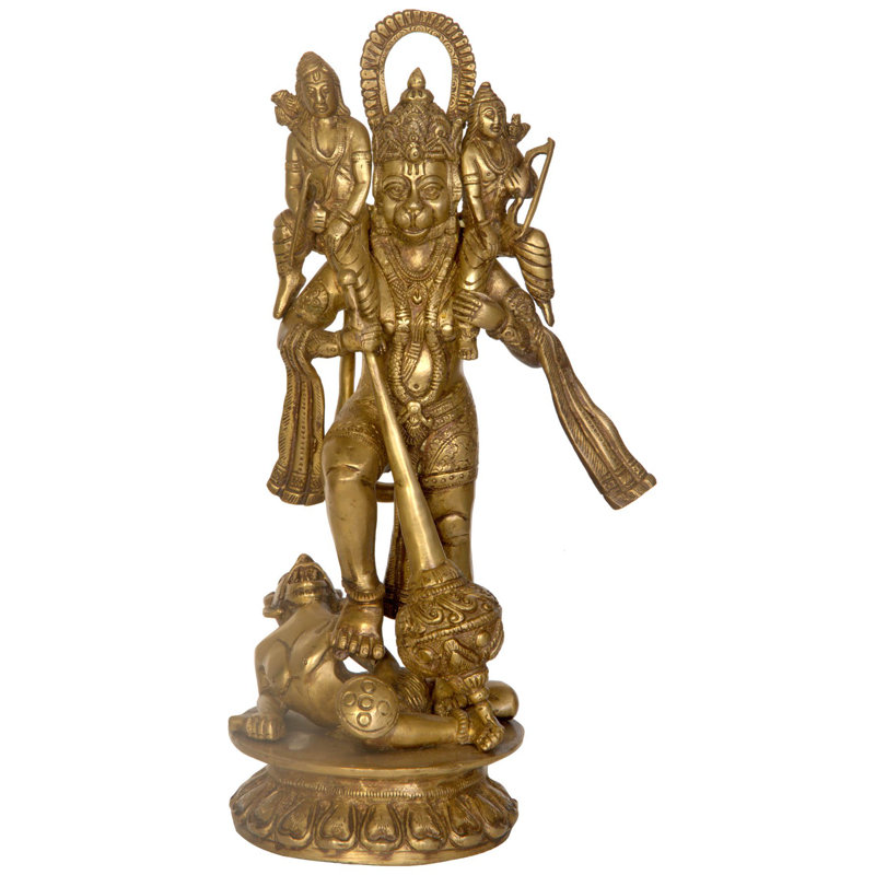 Hanumanji sauve Rama Lakshman de Mahiravan, Laiton naturel