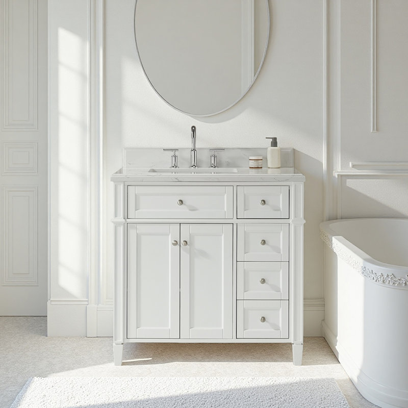 Ensemble de meuble-lavabo sur pied 36 po