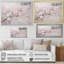 Rose et gris, fleur de cerisier, impression encadrée de fleurs roses-595214536-568386517-595214540