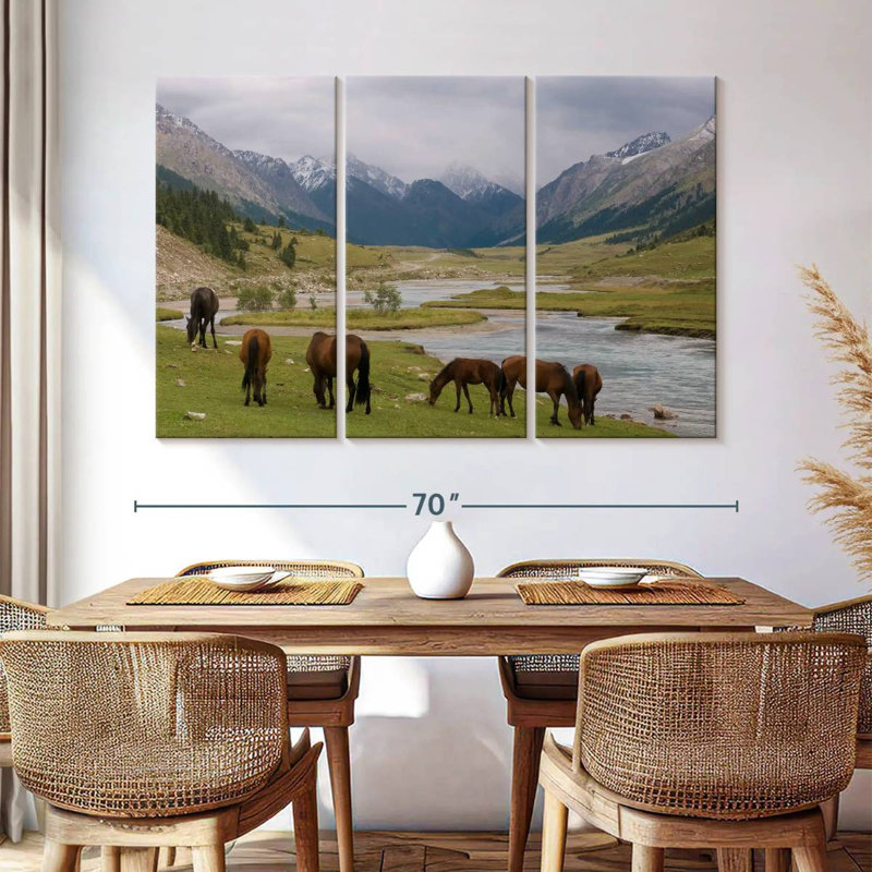 Brampt Karakol Horses, 42" H x 65" W