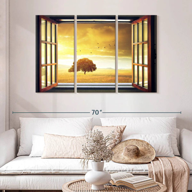 Harnek Sunny Spring Window, 32" H x 50" W
