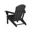 Chaise pliante Mallette Adirondack en PEHD à texture de bois avec porte-gobelet-103547251