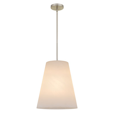 Peregrine 1-Light Brushed Nickel Pendant Light