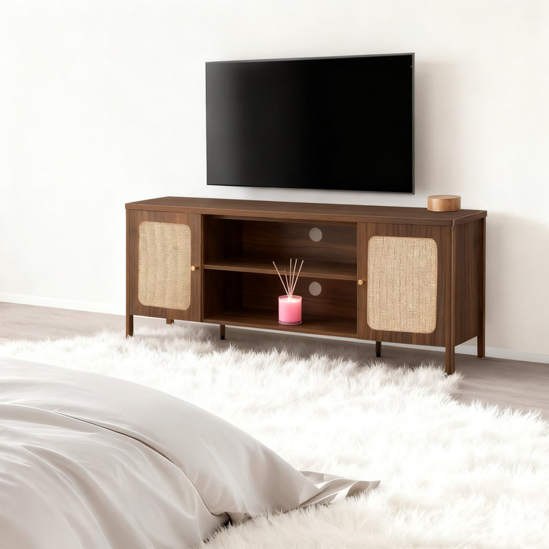 Meuble télé pour téléviseur de 75 po ou moins Boho