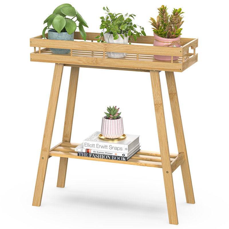 Support de table en bambou d'intérieur, Naturel