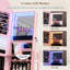22"Wide Freestanding Jewellery Armoire with Mirror,LED-647666825