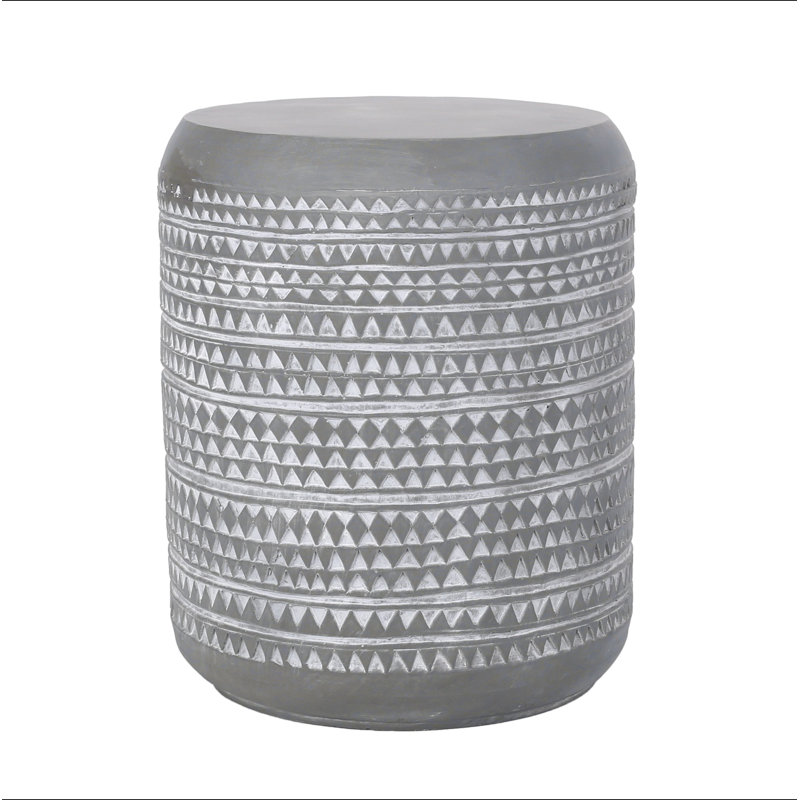 Outdoor Lightweight Concrete Side Table