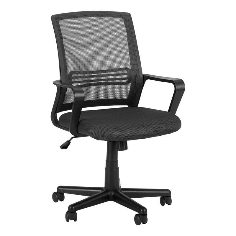 Chaise de travail en filet Bona, Noir