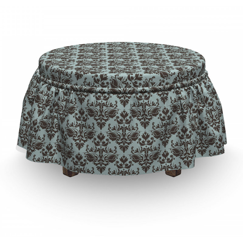 Box Cushion Ottoman Slipcover