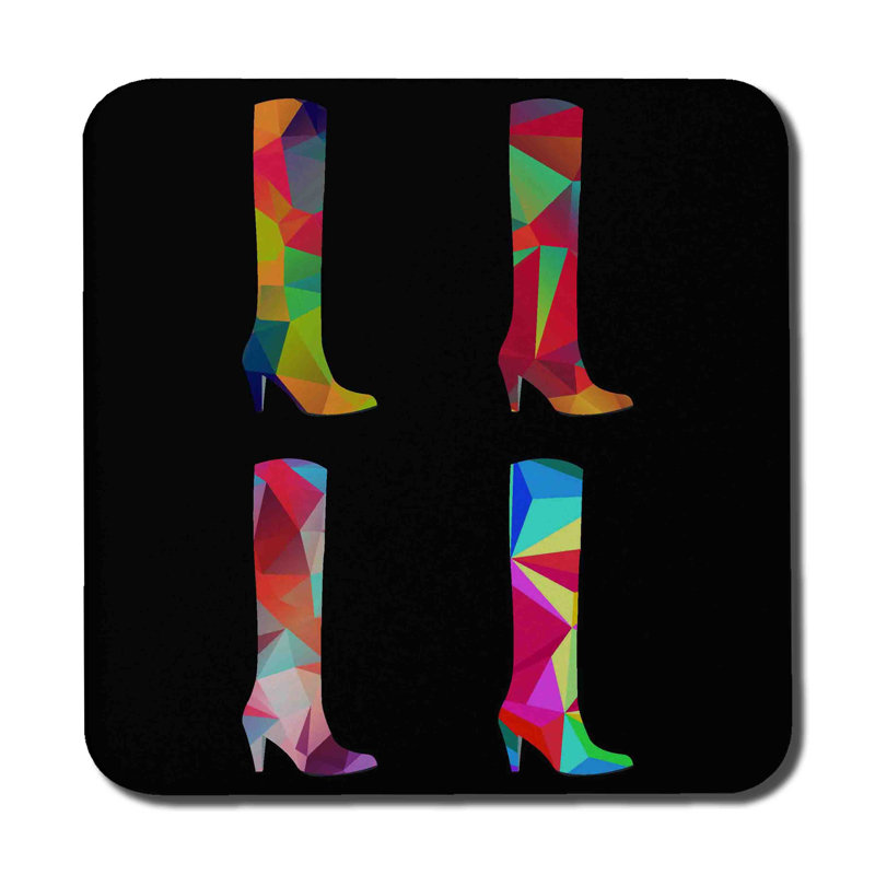 Square 6 Piece Coaster Set