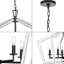 Lustre de vestibule cinq lumières 19,25 po-71052776