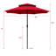 Parasol de marché Fruge 108 po-1413070434