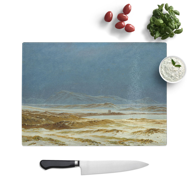 Spring Landscape by Caspar David Friedrich Chopping Board, 0.4cm H x 20cm W x 28.5cm L