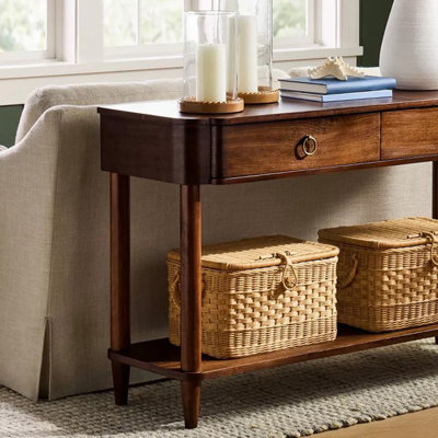 American Vintage Solid Wood Console Table