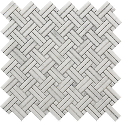 Crossed Basket Weave Mos 12x12