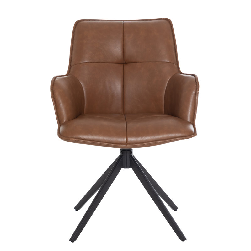 PU Dining Chair, Tan