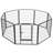 Panel Metal Exercise Pen With Door-49909011