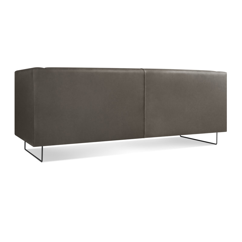 Bonnie Sofa, Camel Genuine Leather, 29" H x 72" W x 33" D