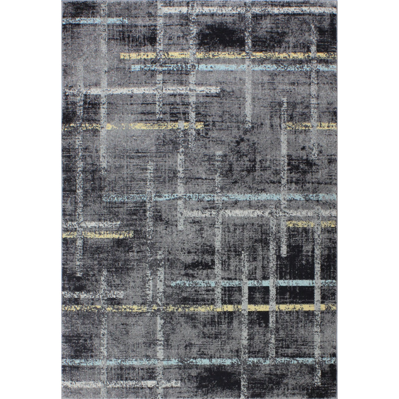 Shiraz Abstract Area Rug, Rectangle 229 x 290cm