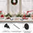 6-piece Black Metal Taper Candle Holders Set
