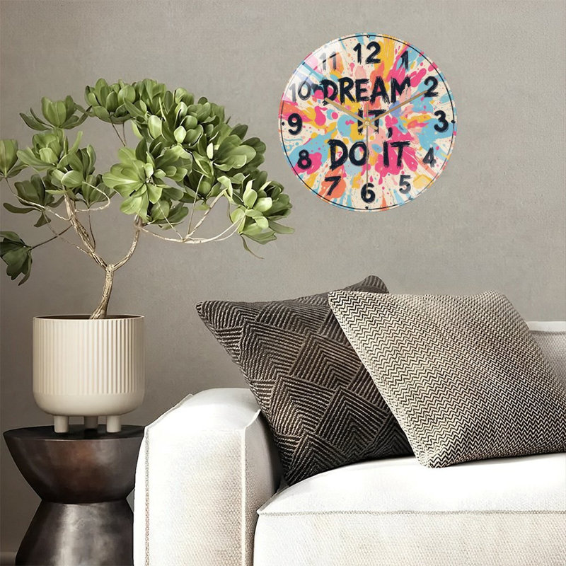 Horloge murale 12 po Dream Dream