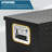 30" Heavy Duty Aluminum Truck Bed Tool Box - Lockable Waterproof Storage Chest with Side Handles (30Lx13Wx9.6H, Black Powder Coating)