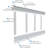 Deluxe Shaker PVC Wall Paneling in White-2013123446-2012838788