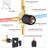 All-Metal 8-Inch Shower Faucet Set with Tub Spout