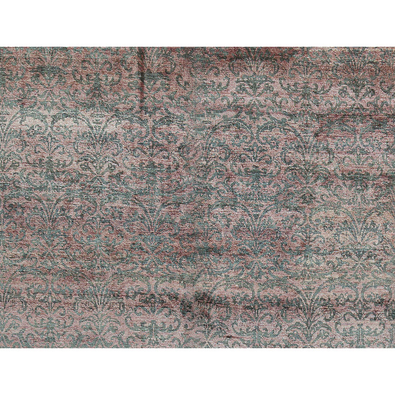 Tapis brun de haute qualité noué à la main