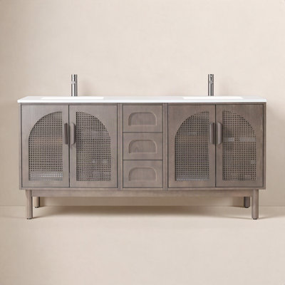 Emir 72" Cedar Double Bathroom Vanity