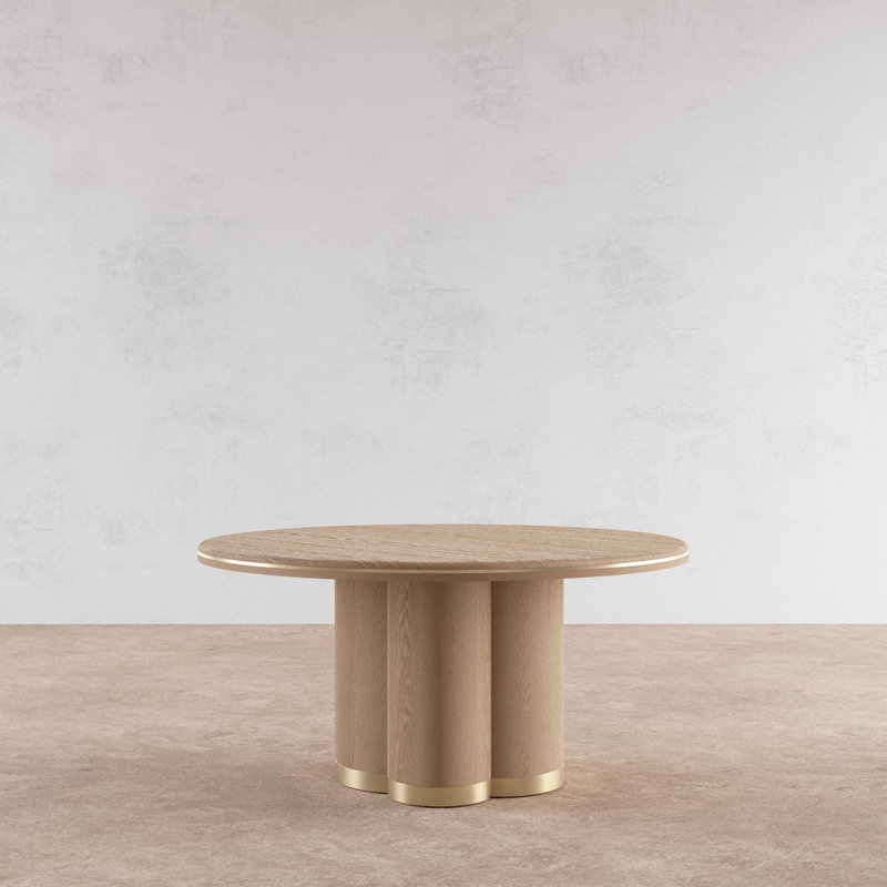 Angelo Oak Round Dining Table