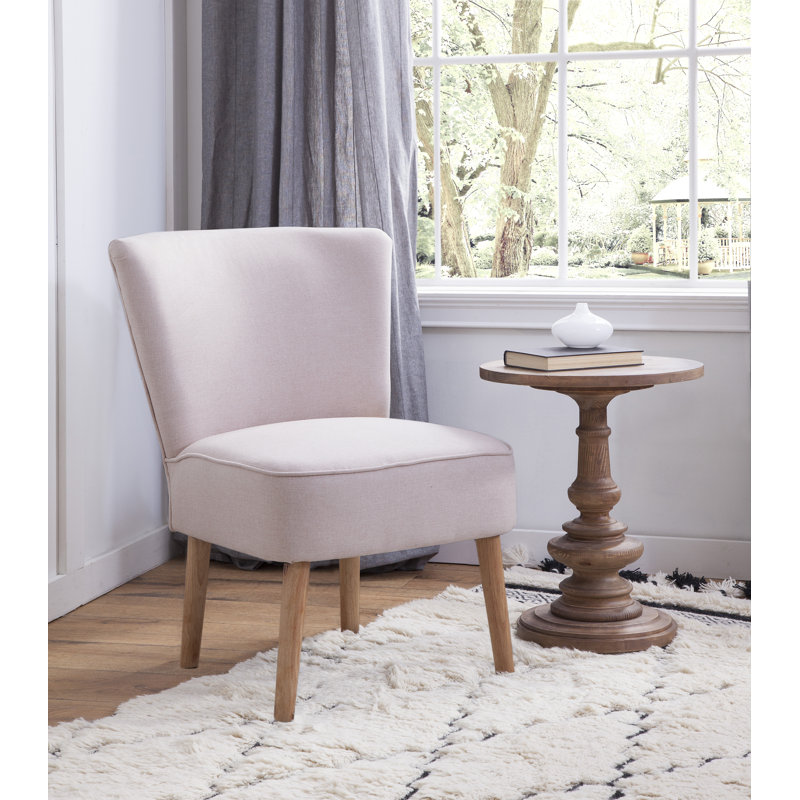 Chaise d'appoint rembourrée sans dossier Noga Penelope
