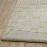 Vesper Golden Weave Wool Blend Area Rug